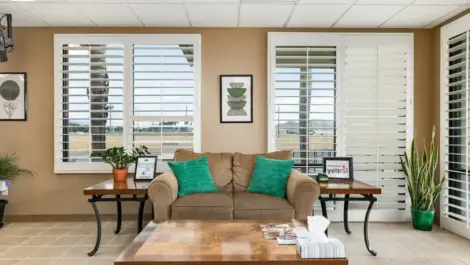 Front office waiting room.