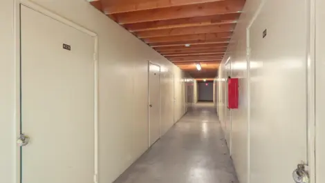 Indoor storage units.