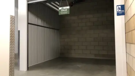 10x10 display storage unit.